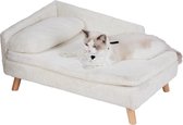 L.N. Store® Hondenmand - Kattenmand - Huisdier Sofa - Huisdier Bank - Bed Voor Je Huisdier - Waterdicht - Wit - Small