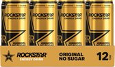 Rockstar - Energy Drink Original No Sugar - 12x 250ml