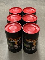 Quickfire - Burner - 600 Aanmaakzakjes - 6x koker - vuur starten