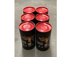 Quickfire - Burner - 600 Aanmaakzakjes - 6x koker - vuur starten