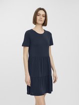 Vero Moda Vmfilli Calia Ss Short Dress Navy Blazer BLAUW L