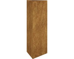 vidaXL - Plantenbak - 30x26x75 - cm - cortenstaal