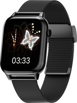 Bizoule Smartwatch Beso - Smartwatch Dames Heren - Horloge met Belfunctie - Full HD - Bloeddrukmeter - Stappenteller - Hartslagmeter - Slaapmeter - Sporthorloge - Android & iOS - Zwart