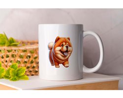 Mok Chow Chow Pix Art - Dogs - Gift - Cadau - PuppyLove - DogLovers - FurryFriends - Honden - PuppyLiefde - Hondenliefhebbers - WoefWoef