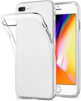 Siliconen Telefoonhoesje - Geschikt voor iPhone 7 Plus - Hoesje - Back Cover - Transparant