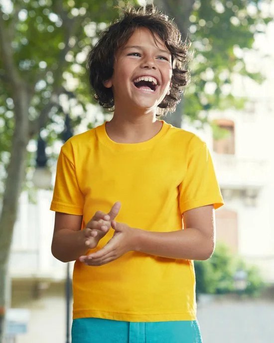 Fruit Of The Loom Kids Sofspun® - Blauw Marine - 152 - 12/13 Ans