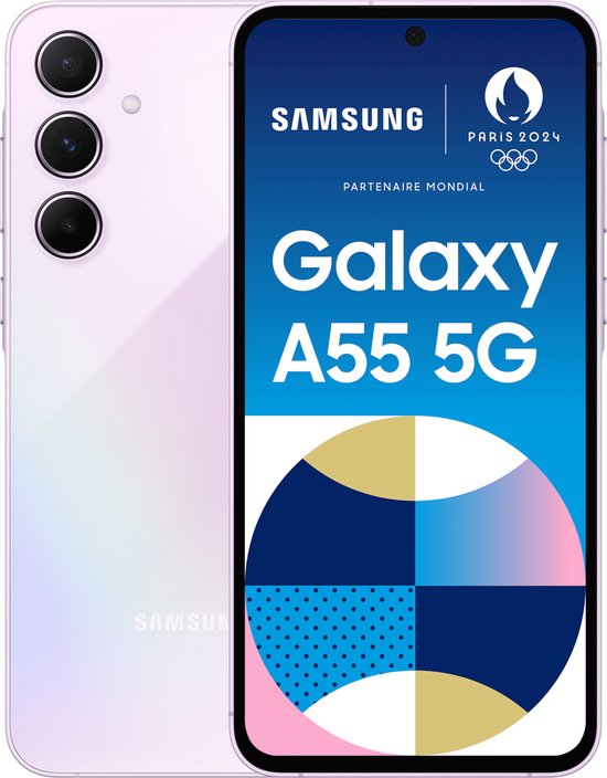 Samsung Galaxy A55 5G 256GB Awesome Lilac bol