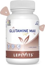 Glutamine max | 90 plantaardige capsules | Made in Belgium | LEPIVITS