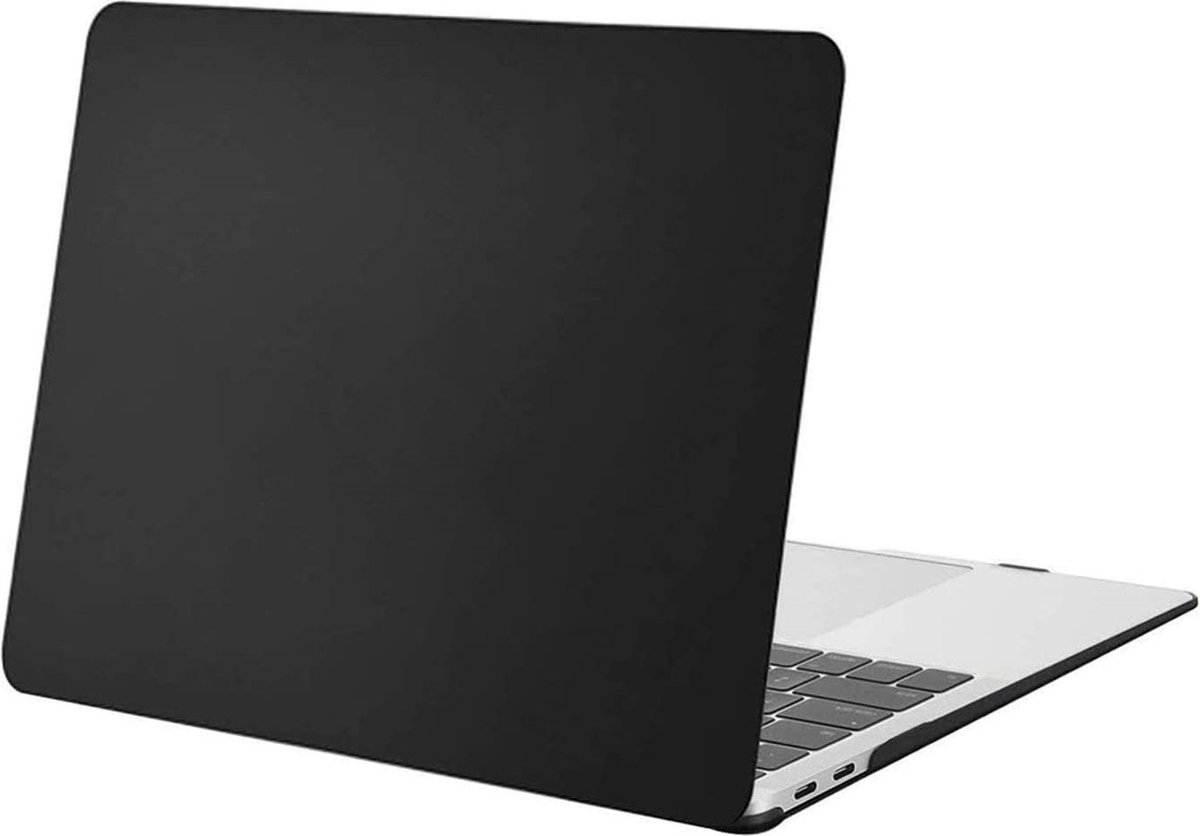 Laptophoes - Geschikt voor MacBook Air 13 inch Hoes - Case Voor Air 13.3 inch (2018) A1932 - Zwart
