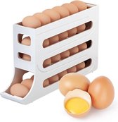 Distributeur d'œufs pour réfrigérateur EggRoll® - Solution de stockage peu encombrante pour les fournitures d'œufs