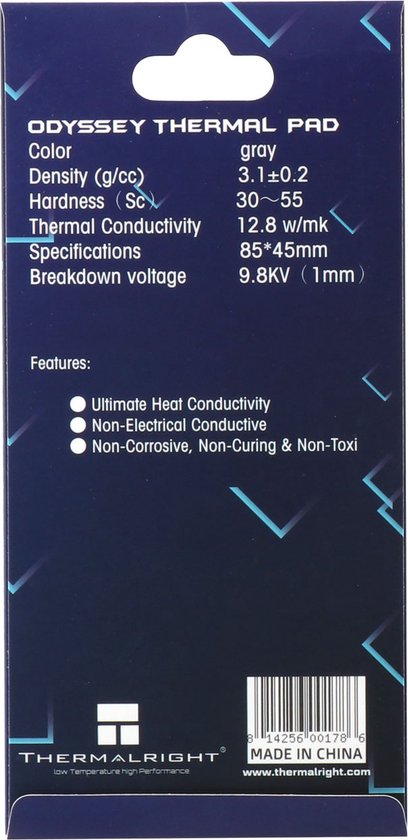 Thermalright Extreme Odyssey Thermal Pad - 85x45x0.5mm - Thermalright
