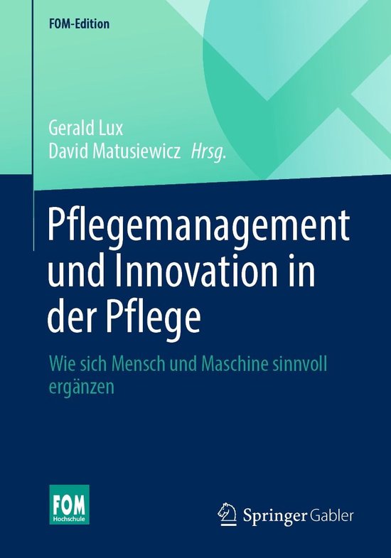 FOM-Edition - Pflegemanagement und Innovation in der Pflege - cover