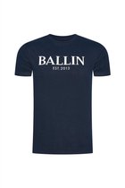 Ballin Est. 2013 T-Shirt Navy-Wit Maat XS