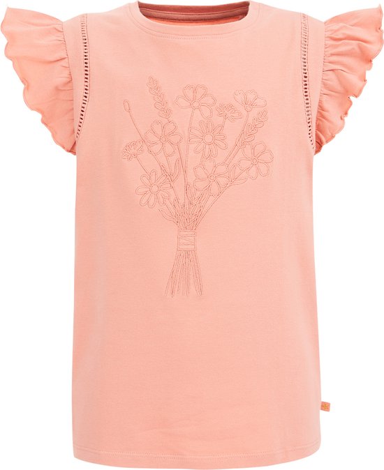 WE Fashion Meisjes T-shirt met embroidery