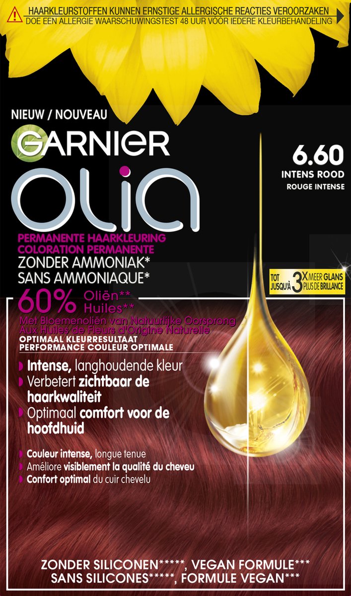 Garnier Olia Haarverf -6.6 - Intens Rood