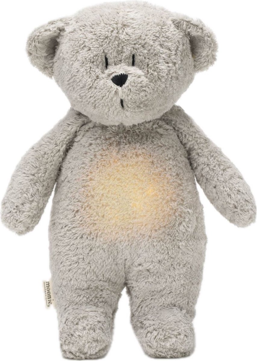 Moonie Humming Bear knuffel met licht en geluid