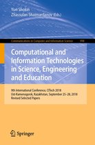 Communications in Computer and Information Science 998 - Computational and Information Technologies in Science, Engineering and Education
