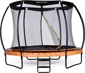 Bol.com SPORTSTECH HTX500 trampoline buiten Ø 244/305 cm | Kinderen trampoline tuintrampoline | tot 110/120 kg + veiligheidsnet ... aanbieding