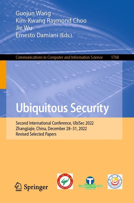 Springer Nature Proceedings Computer Science - Ubiquitous Se ... - cover