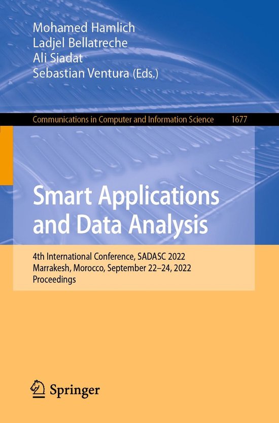 Springer Nature Proceedings Computer Science - Smart Applica ... - cover