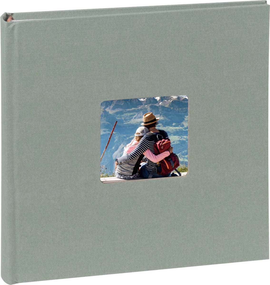 SecaDesign Fotoalbum insteek Vita groen - 100 foto's 10x15 - Insteekalbum memo - SecaDesign