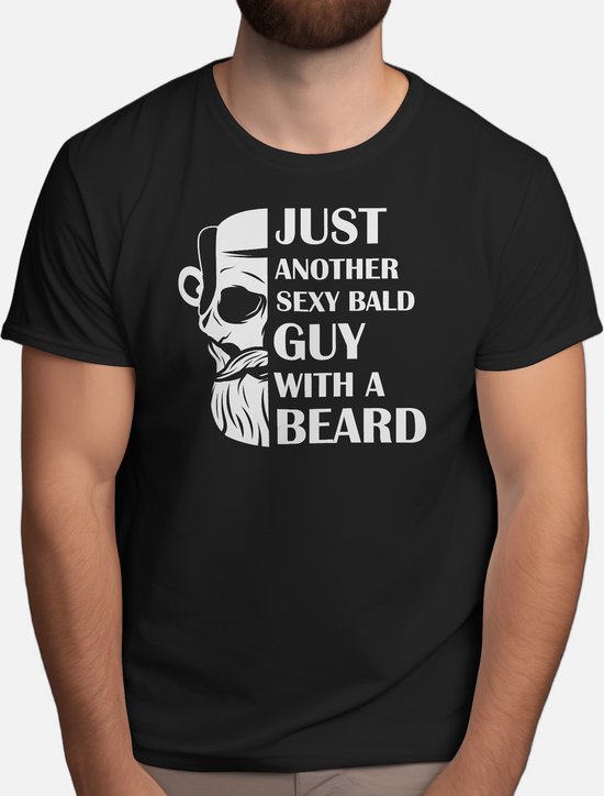 Just another sexy Bald Guy With a Beard - T Shirt - BarberLife - Barbershop - Barbering - BarberLove - BarberSkills - KapperLeven - Kapperszaak - KapperKunst - BaardVerzorging