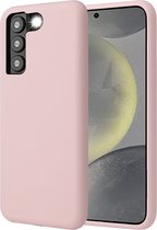 Hoesje geschikt voor Samsung Galaxy S24 - Mat Back Case Roze
