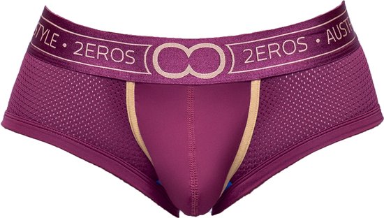 2EROS Tartarus Trunk Oblivion Red taille S (28 pouces à 29 pouces) | Sous-vêtements | Caleçon homme sexy