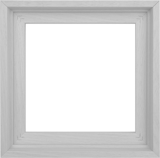 Cadre combiné cadre en bois blanc pour toile 30 x 80 cm