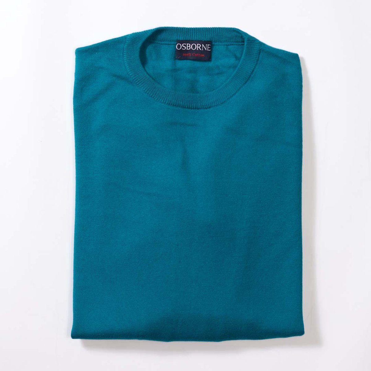 Osborne Knitwear Trui met ronde hals - Katoen - Harvard - L