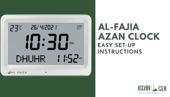 Bsowte Azan Klok Automatische Wereldwijd Digitale 8 Azan Gebed Geluiden Islamitische Wand- en Bureauklok Een Islamitische Klok 1 STKS