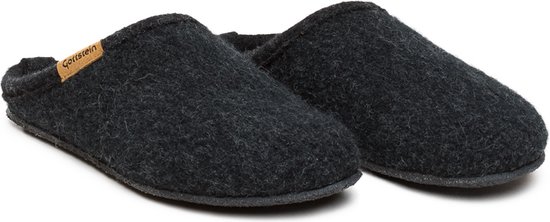 Gottstein - Dakota - Unisex Hüttenschuhe mit Ledersohle - Grau (Grey) | Hüttenschuhe | Damen Hausschuhe | Hausschuhe | Flux Online Schuhe & Acc
