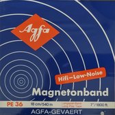 AGFA PE36 Langspeelband voor bandrecorder HiFi Low Noise 18cm 7 inches 540m
