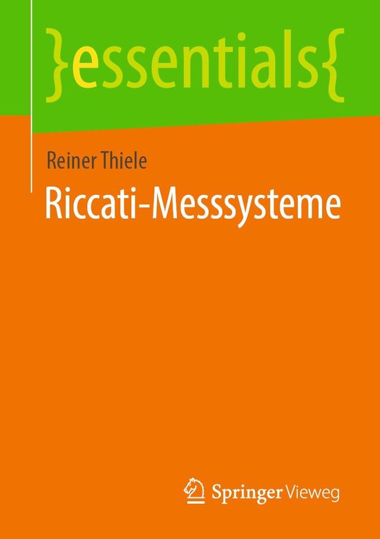 essentials - Riccati-Messsysteme - cover