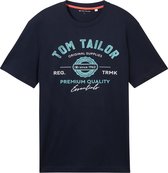 TOM TAILOR logo tee Heren T-shirt - Maat XL