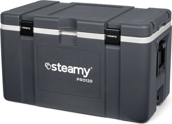 Steamy Pro 120 - Grote Koelbox - Extra goed geïsoleerd - 120 Liter - Grijs van Steamy — afbeelding 2