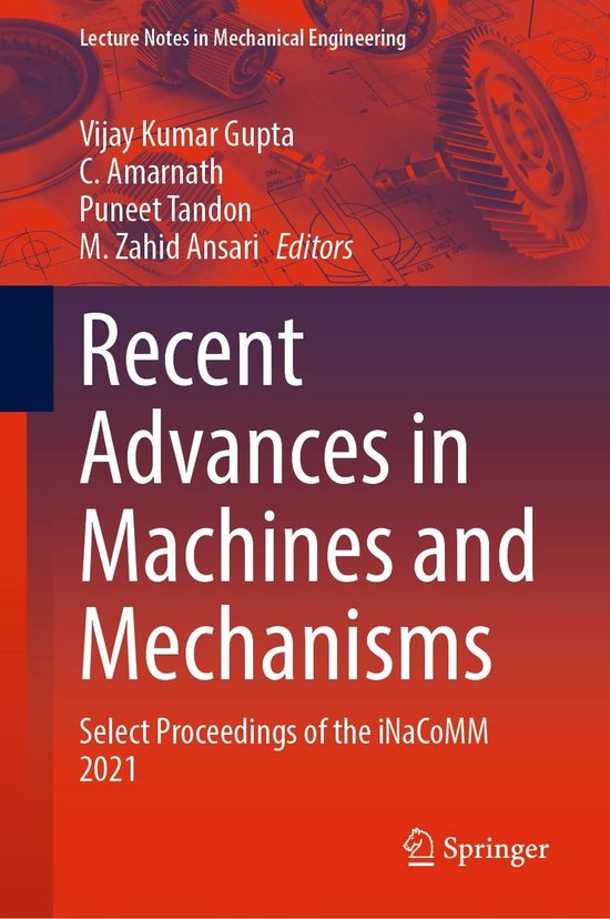 Engineering (R0) - Recent Advances in Machines and Mechanism ... - cover