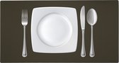 NOOBLU Placemat DUBL - Olive green - Olive green