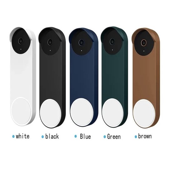 Beveiligingscamera Hoes - Groen - Google nest video deurbel batterij - Google nest - beschermhoes - anti regen - helder zichtvideodeurbel beschermer - videodeurbel hoes- videodeurbel cover - videodeurbel bescherming van Cavogin — afbeelding 2