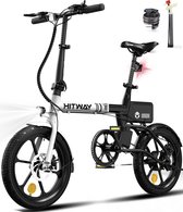 Vélo électrique Hitway BK35 - Vélo électrique de banlieue de 16 pouces avec batterie au lithium amovible 36V 6Ah - Vélo électrique pliable avec moteur 250W