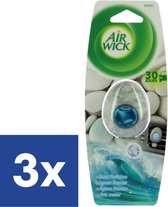 Airwick Car Luchtverfrisser Fresh Water - 2.5 ml - 3 stuks
