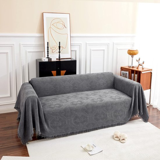 Return to Sender Babydekentje 80 x 100 cm rood met gele kanta gestikte – vtwonen
