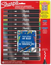 Sharpie Creative Bullet Tip Markers 12 stuks - verfstiften - 2196905