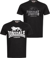 Lonsdale T-shirt Kelso (2-Pack) - Maat: M