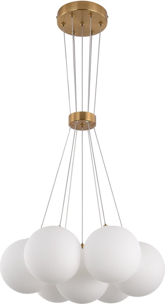 Hanglamp Jenna White Gold 7-Licht