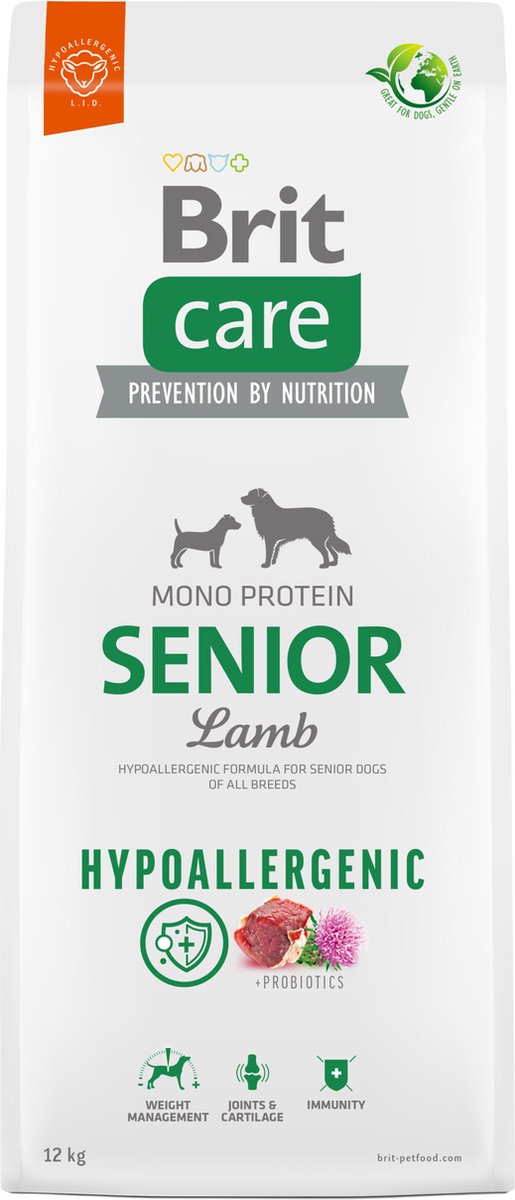 Brit Brit Care Senior Lamb & Rice 12 kg - Hond