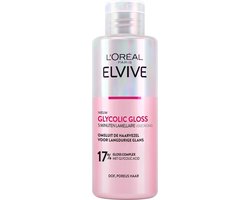 L'Oréal Paris Elvive Glycolic Gloss 5 Minuten Lamellaire Verzorging - voor dof, poreus haar - met glycolic acid voor glanzend haar - 200 ml L'Oréal Paris Elvive Glycolic Gloss 5 Minuten Lamellaire Verzorging - voor dof, poreus haar - met glycolic acid voor glanzend haar - 200 ml