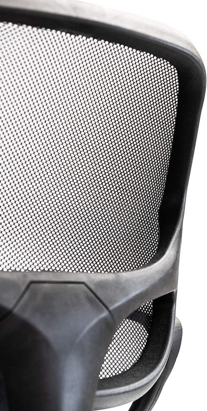 ACAZA Bureaustoel - Zwart - Bureaustoel Kinderen - Stoel - Bureaustoel Kind - Kinderbureaustoel - Verstelbare Hoogte en Rugleuning