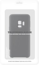 Telefoonglaasje Hoesje Geschikt voor Samsung Galaxy S9 Plus - TPU - Zwart - Beschermhoes - Case - Cover