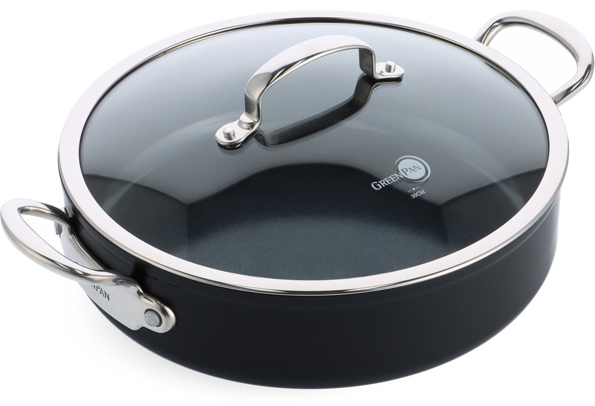 GreenPan Barcelona Pro Stoofpan met keramische antikleeflaag 30 cm